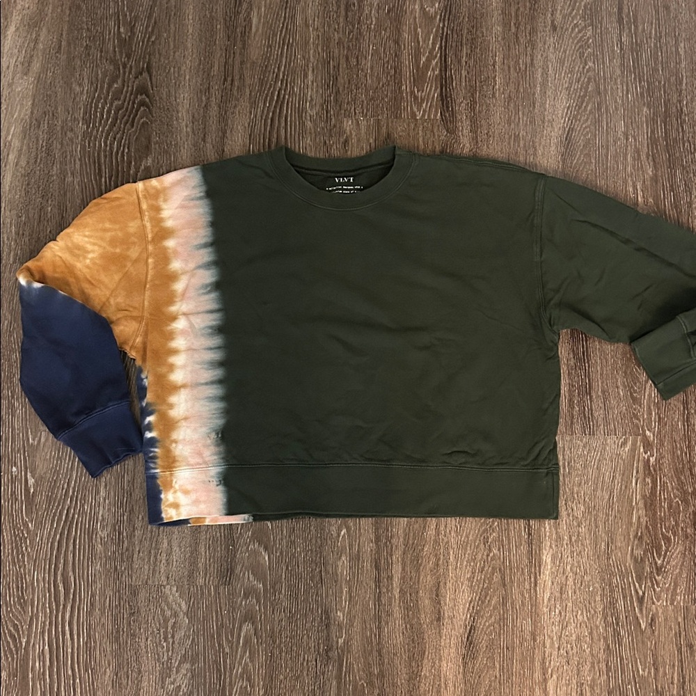 Velvet Crewneck Sweatshirt